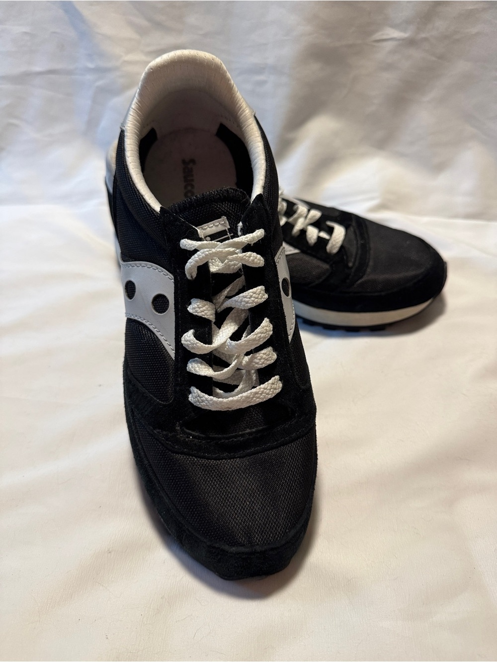 Saucony Jazz Original Vintage Black White Sneakers Men's 8.5 S70539-53